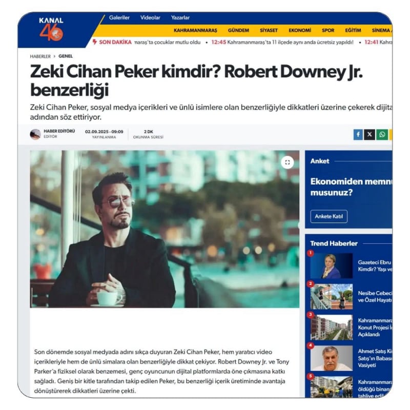 Etkinlikler | Oyuncu Zeki Cihan Peker